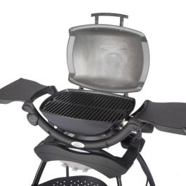 Weber Q 1400 Parrilla Eléctrica de Pie, Barbacoa Compacta y Fácil de Usar con Conexión Instantánea, Ideal para Balcones