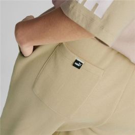 Pantalón Largo Deportivo Puma Power Colorblock Beige Mujer