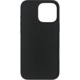 eSTUFF Funda INFINITE RIGA para iPhone 16 Pro, Silicona Negra, 93% Material Reciclado