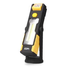 Edm Linterna LED XL Doble Función con Gancho e Imán, 1W 70LM + 5W 230LM, Cabezal y Soporte Basculante, 3xAAA Incluidas Precio: 7.49999987. SKU: S7917316
