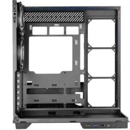 Mars Gaming MC-3GFPRO Caja Gaming Torre ATX Triple Cristal Cromado Panorámico, 2x ARGB y Montaje Vertical GPU