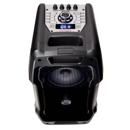 Aiwa Altavoz Karaoke Trolley KBTUS-400 50W RMS, Bluetooth, USB, Micro-SD, Micrófono Inalámbrico, Luz LED Aiwa Altavoz Karaoke Trolley KBTUS-400 50W RMS, Bluetooth, USB, Micro-SD, Micrófono Inalámbrico, Luz LED
