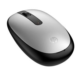 HP 240 Pike Silver Ratón Inalámbrico Bluetooth para PC y Portátil, Diseño Elegante Plateado, Conexión Robusta y Seguimiento Preciso