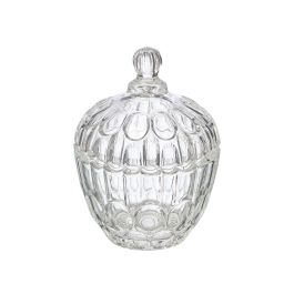 Giftdecor Bombonera de Cristal Transparente para Regalo - 10x11.5x10 cm (Set de 24)