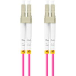 Lanberg Cable de Fibra Óptica LC/UPC a LC/UPC Duplex OM4 50/125 0.5m LSZH Violeta