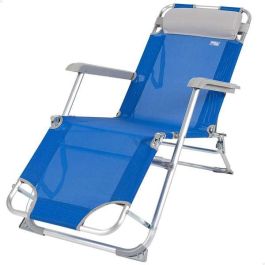 Tumbona alu reclinable 153x47x33/75cmc/cojin-azul-tex Precio: 54.9582. SKU: B16D5SR2AR