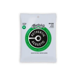 MARTIN Juego Acústica Authentic Silked 12St Bronze 80/20 Extra Light 10-47 Precio: 11.49999972. SKU: B1JSQXFQ3A