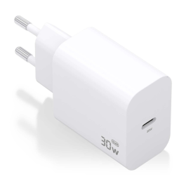 AISENS - CARGADOR GaN 30W, 1xUSB-C PD3.0, BLANCO Precio: 4.79000038. SKU: B12C9S76SZ