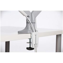 Kensington Brazo SmartFit ajustable para 2 Monitores de 13-32", montaje atornillado, carga máxima 9kg, Plata