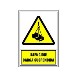 Pictograma Syssa Señal De Advertencia Atencion! Carga Suspendida En Pvc 245x345 mm