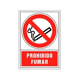 Pictograma Syssa Señal De Prohibicion Prohibido Fumar En Pvc 245x345 mm