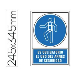 Pictograma Syssa Señal De Obligacion Es Obligatorio El Uso De Arnés De Seguridad En Pvc 245x345 mm Precio: 3.50000002. SKU: B1DTYF8MWA