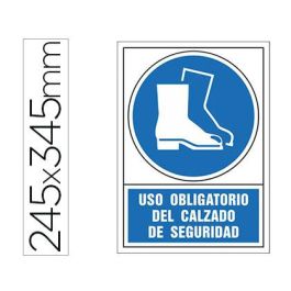 Pictograma Syssa Señal De Obligacion Uso Obligatorio Del Calzado De Seguridad En Pvc 245x345 mm Precio: 3.50000002. SKU: B1CASZ9FEW