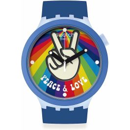 Reloj Hombre Swatch PEACE HAND LOVE (Ø 47 mm) Precio: 164.49999973. SKU: B1GSZ82G9H