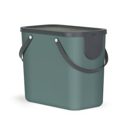 Cubo de Basura para Reciclaje Rotho Verde oscuro