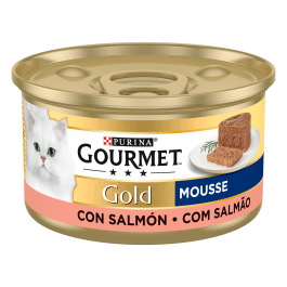 Purina Gourmet Gold Single Mousse Salmon 24x85 gr Precio: 21.582. SKU: B16QGACF6N