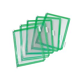 Funda Para Portacatalogo Tarifold Din A4 Color Verde Pack De 10 Unidades