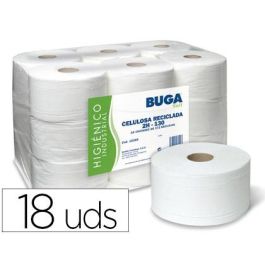 Papel Higienico Industrial Gofrado Buga Reciclado 2 Capas 130 M 18 unidades Precio: 43.49999973. SKU: B1HZ6XCM3M