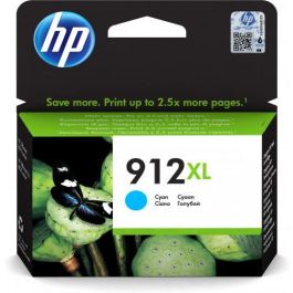 HP 912 XL Cartucho Tinta Original Cian para OfficeJet 8010 / 8020 / 8035, Rendimiento 825 páginas HP 912 XL Cartucho Tinta Original Cian para OfficeJet 8010 / 8020 / 8035, Rendimiento 825 páginas Precio: 24.50000014. SKU: S0233495