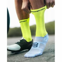 Calcetines Deportivos Compressport Pro Racing Verde limón