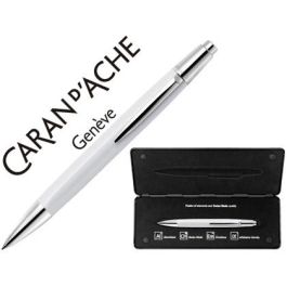 Boligrafo Caran D'Ache Alchemix Cuerpo Laca Blanca Adornos Cromados Brillante Con Estuche Punta Media Precio: 46.49999992. SKU: B1F8DXYLT9