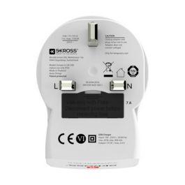 Adaptador europeo a reino unido usb skross 1500280