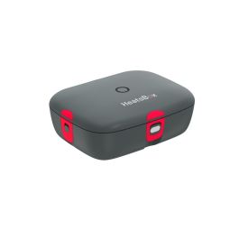 Fiambrera HeatsBox HB-03-102B Negro Rectangular 0,925 l Fiambrera HeatsBox HB-03-102B Negro Rectangular 0,925 l