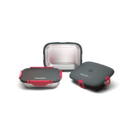 Fiambrera HeatsBox HB-03-102B Negro Rectangular 0,925 l Fiambrera HeatsBox HB-03-102B Negro Rectangular 0,925 l