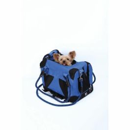M Pets Bolsa de transporte REMIX 2 en 1 Azul Plegable Ligera Arnés con cinturón 41 x 28 x 28 cm
