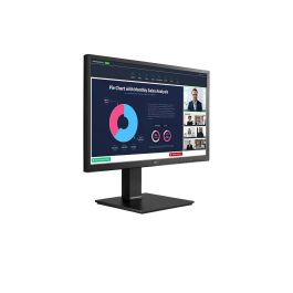 Monitor Profesional LG 24BP75CP-B 23.8"/ Full HD/ Webcam/ Multimedia/ Regulable en altura/ Negro