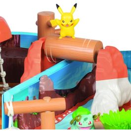 Jazwares Playset Pokémon Desierto Transformable con Mochila y Figura de Pokémon - Zonas de Juego y Trampas Ocultas