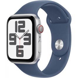 APPLE Watch SE GPS + Cellular 44mm Silver Aluminium Case with Denim Sport Band - S/M Precio: 386.50000048. SKU: B16CY92LJ5