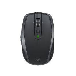 Logitech MX Anywhere 2S Wireless Mobile Mouse, RF Wireless + Bluetooth, Lithium Polymer (LiPo), Graphite