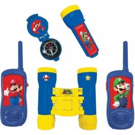 Super Mario - Kit de aventurero - Alcance de walkie-talkie 120 m, binoculares y brújula Precio: 51.49999943. SKU: S7156019