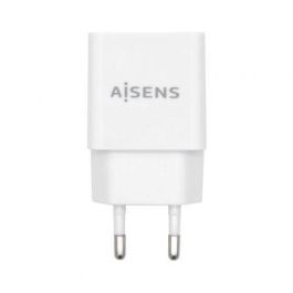 Aisens Cargador USB 10W 5V 2A Blanco - Alta Eficiencia para Móviles, Tablets y Más