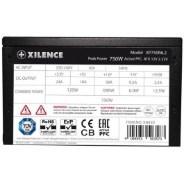 Xilence XP750R6.2 Fuente Alimentación PC 750W 80 PLUS Gold ATX Ventilador 12cm Hypro Bearing