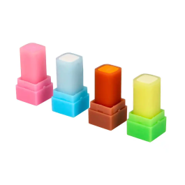 Imaginovo Goma de borrar de batido, colores surtidos, fantasía para escuela, 24 unidades