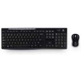 Logitech MK270 Combo Teclado y Ratón Inalámbrico 2.4 GHz, 10m Alcance, QWERTY, Larga Batería, 8 Teclas Rápidas, Receptor USB