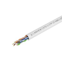 Lanview 305m Cat6 U-UTP cable 4x2xAWG23 LSZH white, B2ca Lanview 305m Cat6 U-UTP cable 4x2xAWG23 LSZH white, B2ca