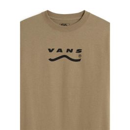 Camiseta de Manga Corta Hombre Vans Determined Ss Bay Marrón claro 9-10 Años