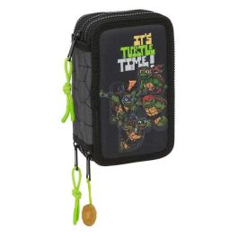 Plumier Escolar Safta Triple 36 Piezas Tortugas Ninja 195x125x55 mm Plumier Escolar Safta Triple 36 Piezas Tortugas Ninja 195x125x55 mm