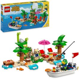 LEGO 77048 Animal Crossing Paseo en Barca con el Capitán Set de Construcción Isla Desierta Munchi Ardilla Personalizable +6 años