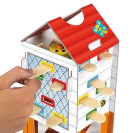 Goula Happy Chickens: Juego de Habilidad de Madera para Niños de 3 a 5 años, Encuentra los Pollitos Retirando Palos, Hasta 4 Jugadores