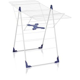 Leifheit 81408 Secadora de Pie CLASSIC 200 Flex 20 Metros de Secado (2 Lavadoras) Cierre Semiautomático Multiposiciones Blanco y Azul Precio: 57.58999961. SKU: B1GHNNDYF8