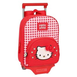 Mochila Escolar con Ruedas Hello Kitty Spring Rojo (26 x 34 x 11 cm) Precio: 23.68999952. SKU: S4307600