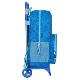 Mochila Escolar Stitch Azul 33 x 42 x 14 cm