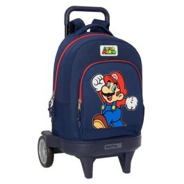 Mochila gde. c/ruedas compact evol. ext. super mario "world" 33x45x22 cm Precio: 94.390527. SKU: B1EE7WC7WF