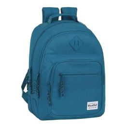 Mochila Escolar BlackFit8 Egeo Azul (32 x 42 x 15 cm)