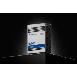 Teltonika Networks RUTX50 Router 5G Industrial Dual SIM, 5x Gigabit Ethernet y Wi-Fi Doble Banda
