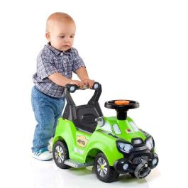Molto Correpasillos 4x4 con palo y bandeja de seguridad, emite sonidos, pilas incluidas, desde 1 año, plástico, 92 cm
